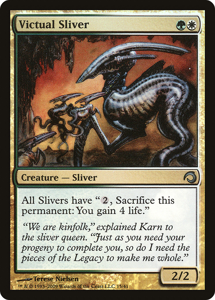 Image of Victual Sliver (PDS-015) - Premium Deck Series: Slivers Foil