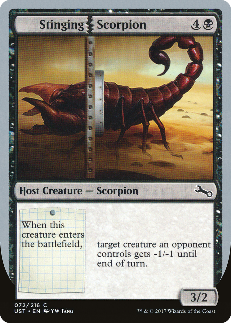 Image of Stinging Scorpion (UST-072) - Unstable