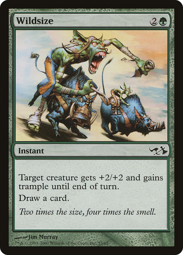 Image of Wildsize (EVG-023) - Duel Decks: Elves vs. Goblins Foil