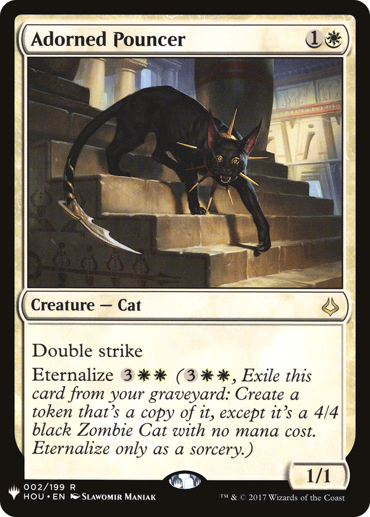 Image of Adorned Pouncer (LIST-HOU-2) - The List
