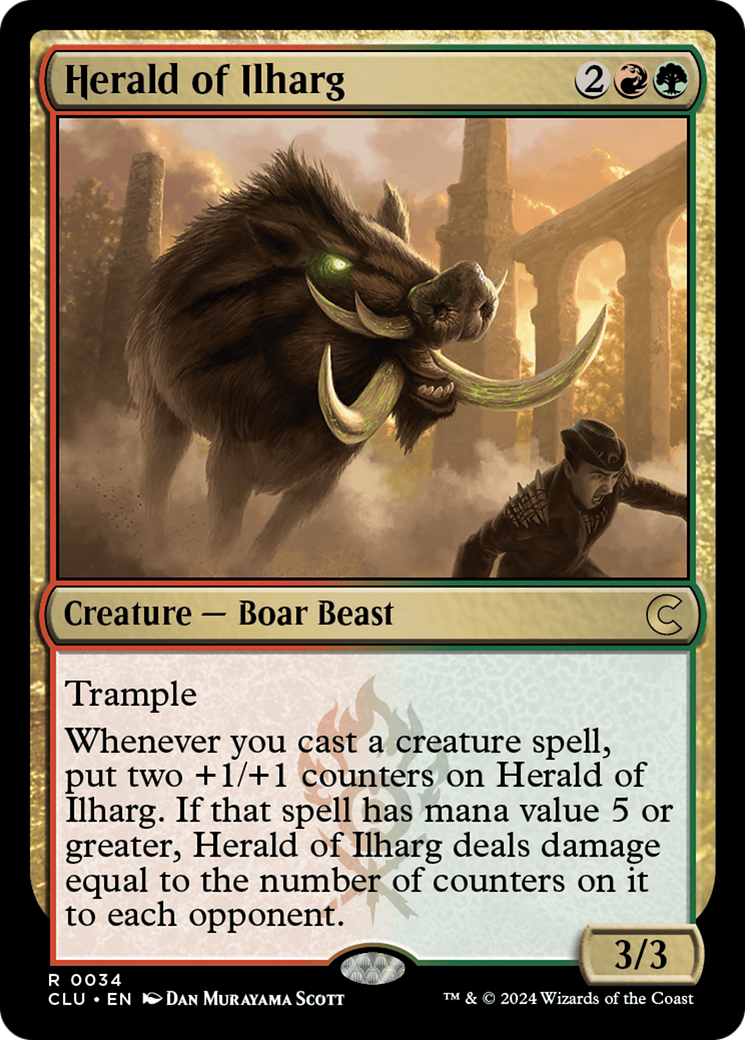 Image of Herald of Ilharg (CLU-034) - Ravnica: Clue Edition