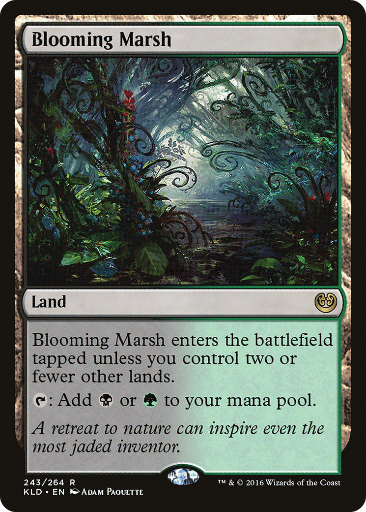 Image of Blooming Marsh (KLD-243) - Kaladesh Foil