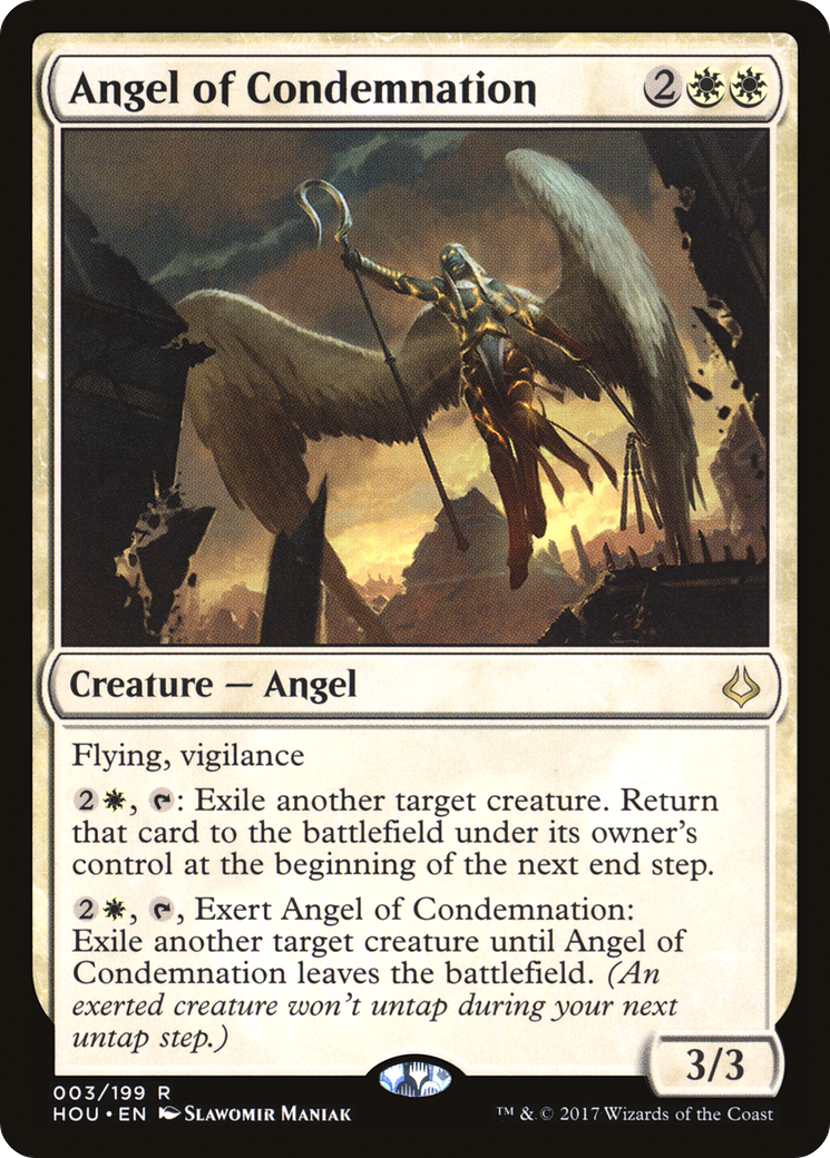 Image of Angel of Condemnation (HOU-003) - Hour of Devastation Foil