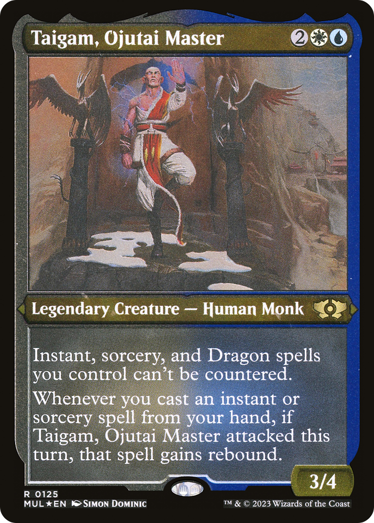 Image of Taigam, Ojutai Master (Foil Etched) (MUL-125) - Multiverse Legends Foil