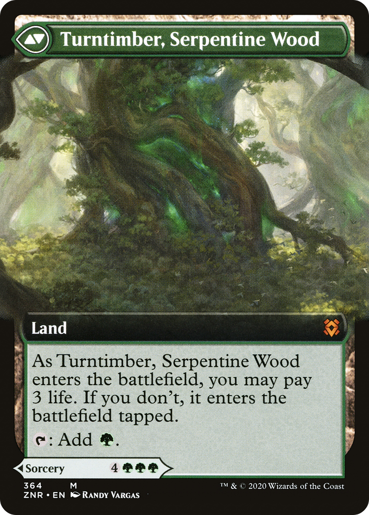Image of Turntimber Symbiosis (Extended Art) (ZNR-364) - Zendikar Rising: (Extended Art) Foil