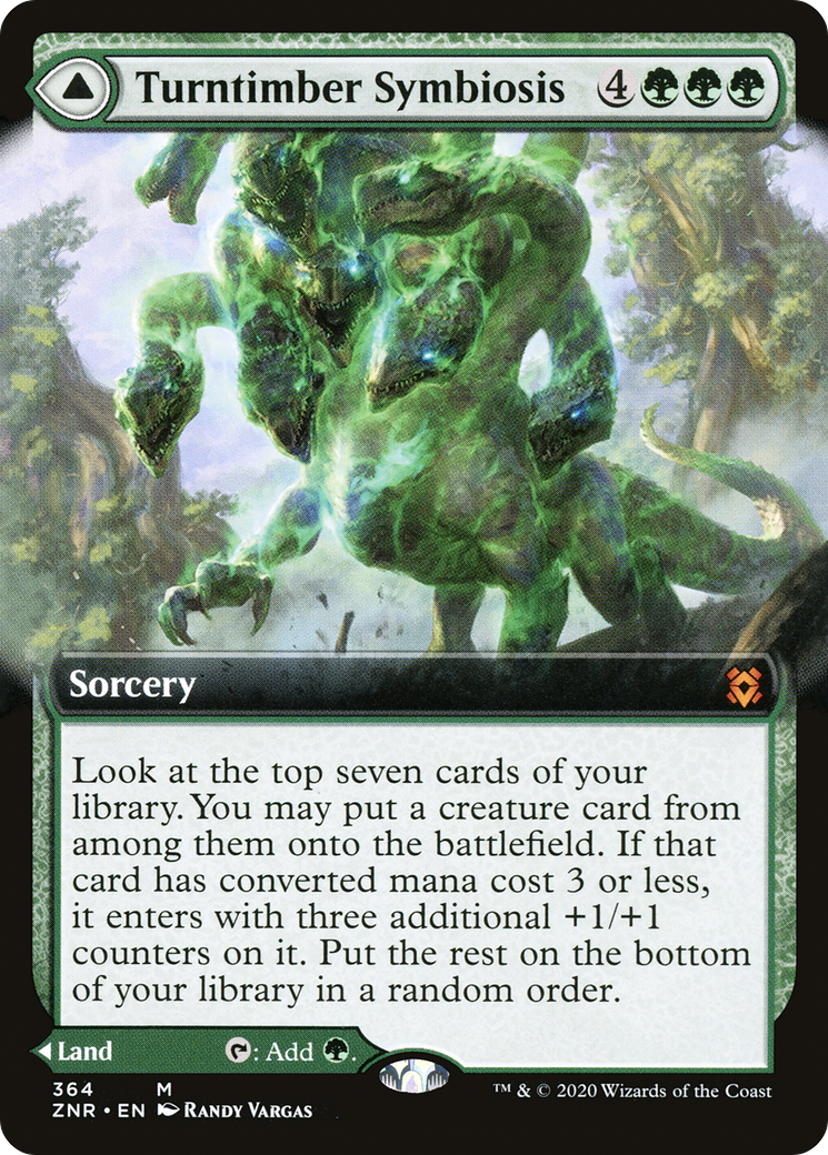 Image of Turntimber Symbiosis (Extended Art) (ZNR-364) - Zendikar Rising: (Extended Art)