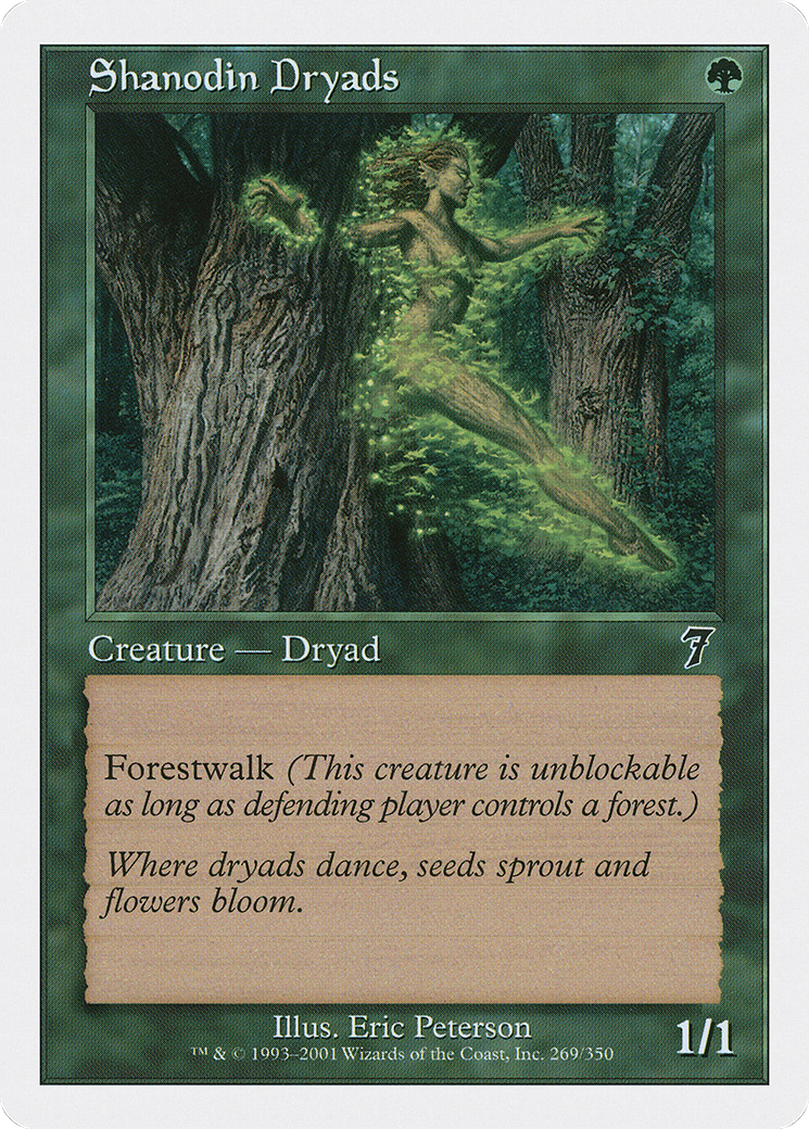Image of Shanodin Dryads (7ED-269) - 7th Edition