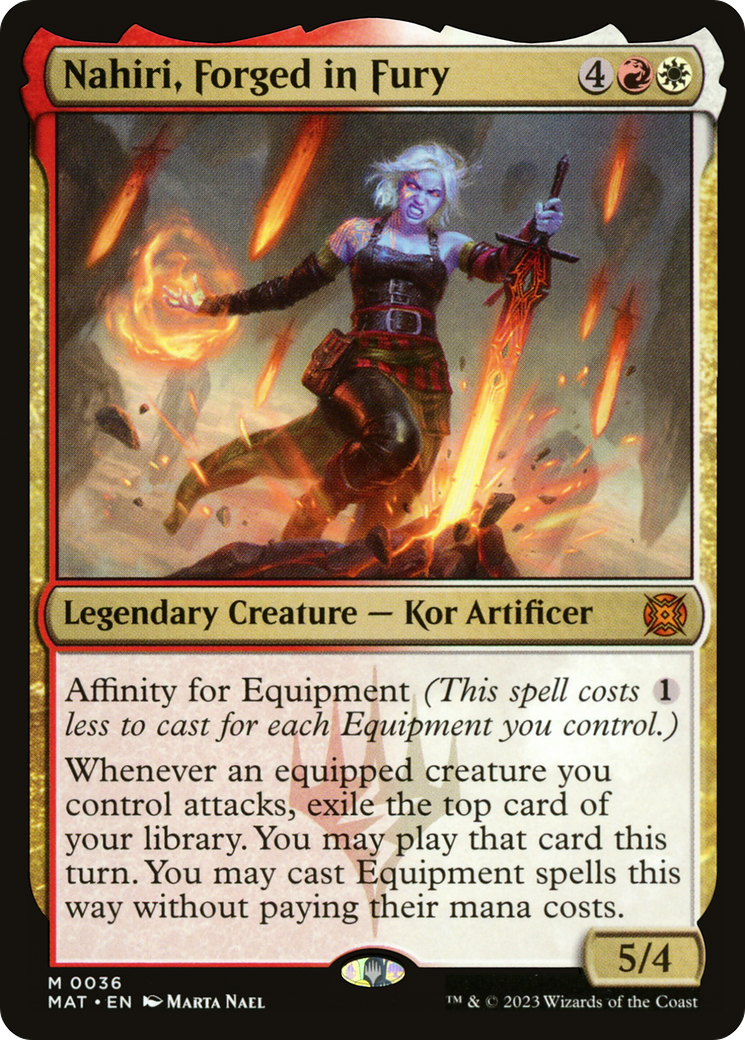 Image of Nahiri, Forged in Fury (MAT-036) - March of the Machine: The Aftermath