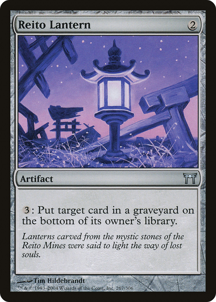 Image of Reito Lantern (CHK-267) - Champions of Kamigawa Foil