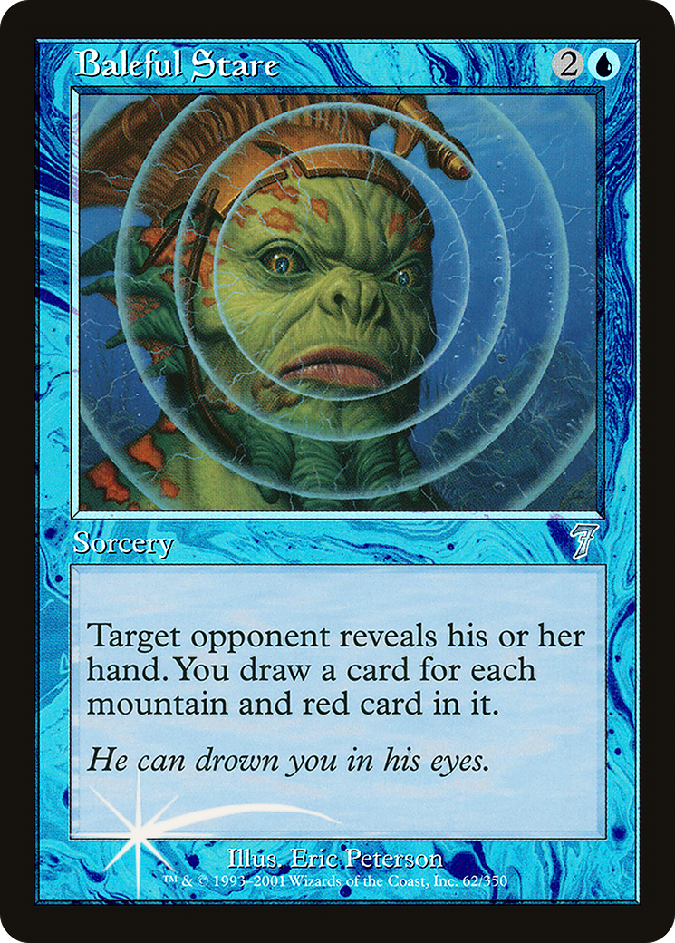 Image of Baleful Stare (7ED-062) - 7th Edition