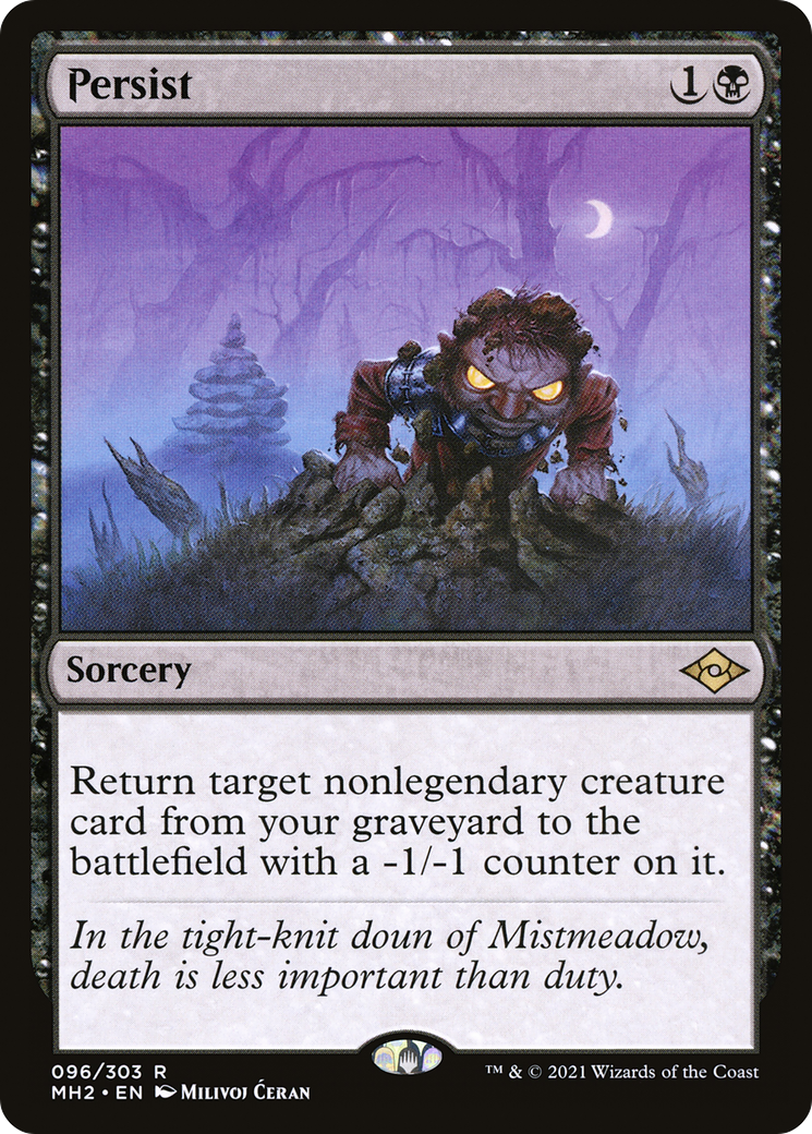 Image of Persist (MH2-096) - Modern Horizons 2 Foil