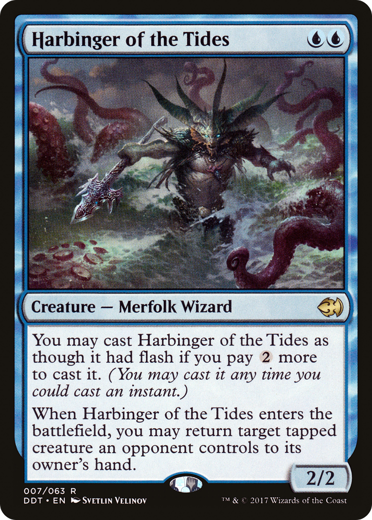 Image of Harbinger of the Tides (DDT-007) - Duel Decks: Merfolk vs. Goblins