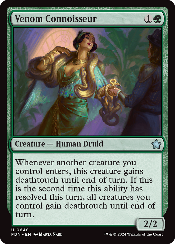 Image of Venom Connoisseur (FDN-648) - Foundations