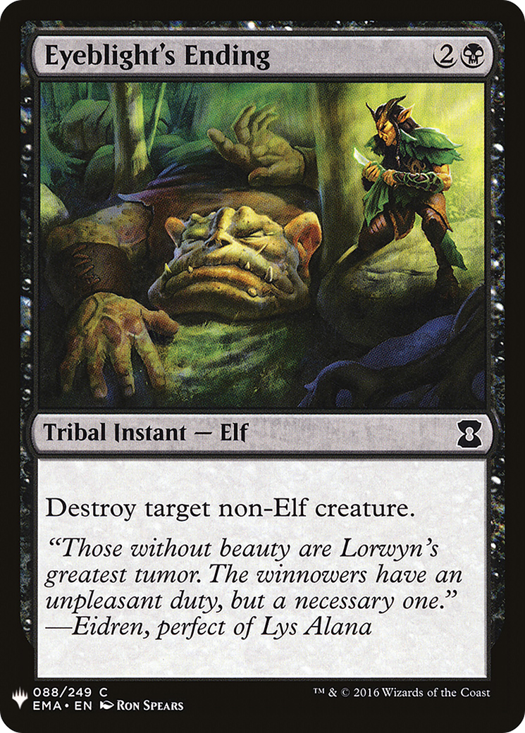 Image of Eyeblight's Ending (LIST-EMA-88) - The List