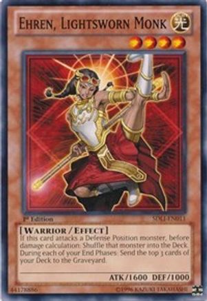 Image of Ehren, Lightsworn Monk (SDLI-EN011) - Structure Deck: Realm of Light 1st Edition