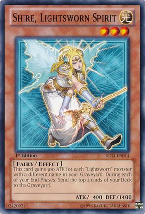 Image of Shire, Lightsworn Spirit (SDLI-EN014) - Structure Deck: Realm of Light 1st Edition