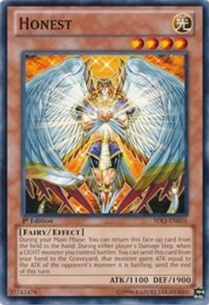 Image of Honest (SDLI-EN016) - Structure Deck: Realm of Light 1st Edition