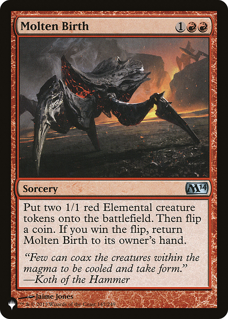 Image of Molten Birth (LIST-M14-147) - The List