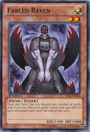 Image of Fabled Raven (SDLI-EN020) - Structure Deck: Realm of Light 1st Edition