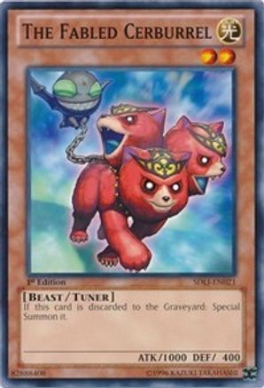 Image of The Fabled Cerburrel (SDLI-EN021) - Structure Deck: Realm of Light 1st Edition