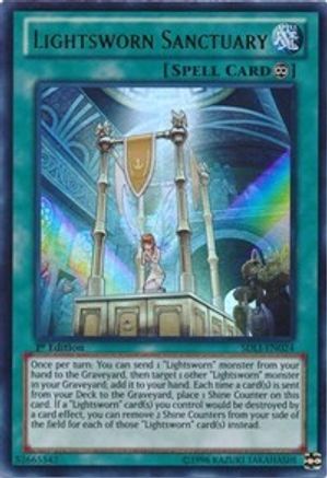 Image of Lightsworn Sanctuary (SDLI-EN024) - Structure Deck: Realm of Light 1st Edition