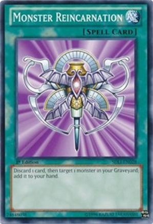 Image of Monster Reincarnation (SDLI-EN028) - Structure Deck: Realm of Light 1st Edition