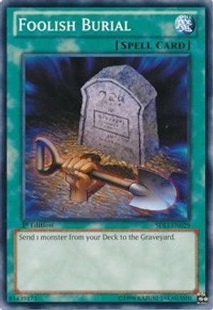 Image of Foolish Burial (SDLI-EN029) - Structure Deck: Realm of Light 1st Edition