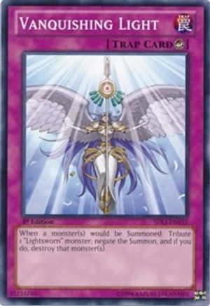 Image of Vanquishing Light (SDLI-EN032) - Structure Deck: Realm of Light 1st Edition