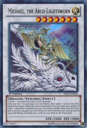 Image of Michael, the Arch-Lightsworn (SDLI-EN036) - Structure Deck: Realm of Light 1st Edition