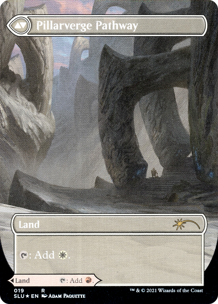 Image of Needleverge Pathway (Borderless) (SLU-019) - Secret Lair: Ultimate Edition: (Showcase) (Borderless) Foil