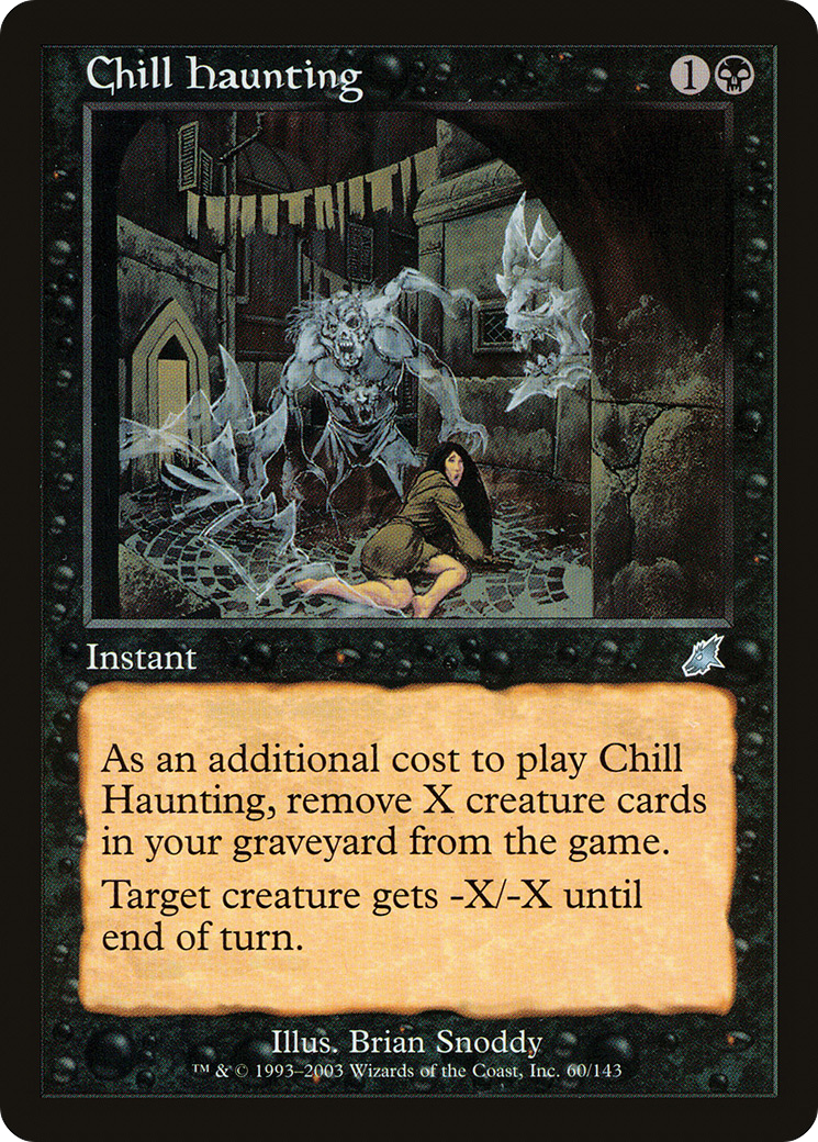 Image of Chill Haunting (SCG-060) - Scourge Foil