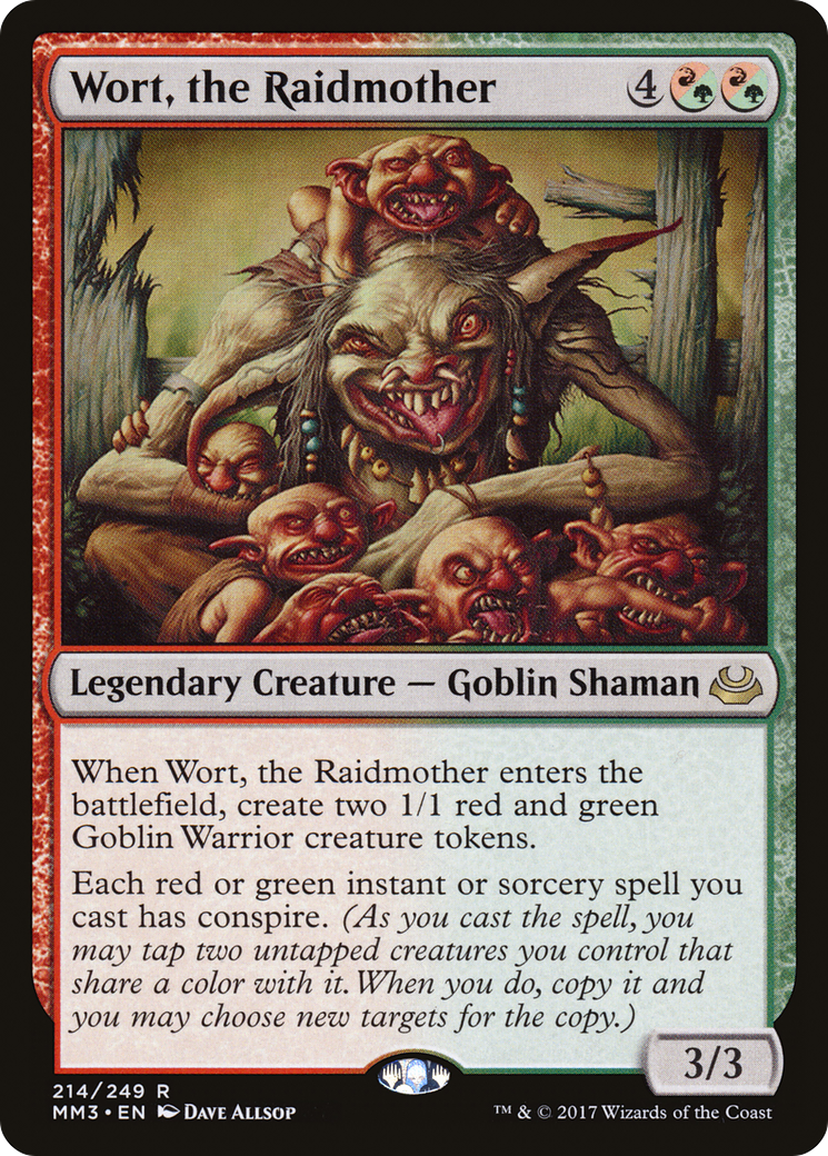 Image of Wort, the Raidmother (MM3-214) - Modern Masters 2017
