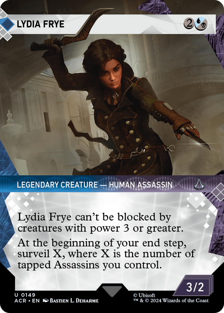 Image of Lydia Frye (Showcase) (ACR-149) - Assassin's Creed: (Showcase) (Borderless) Foil