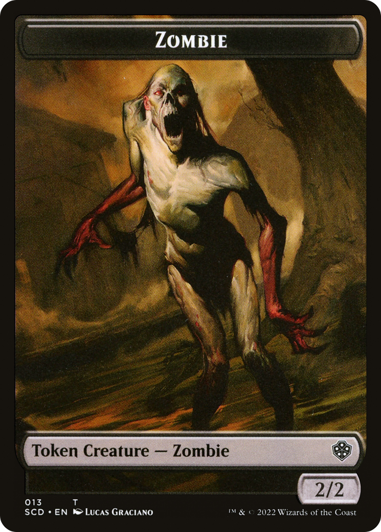 Image of Zombie (TSCD-013) - Starter Commander Deck Tokens Foil