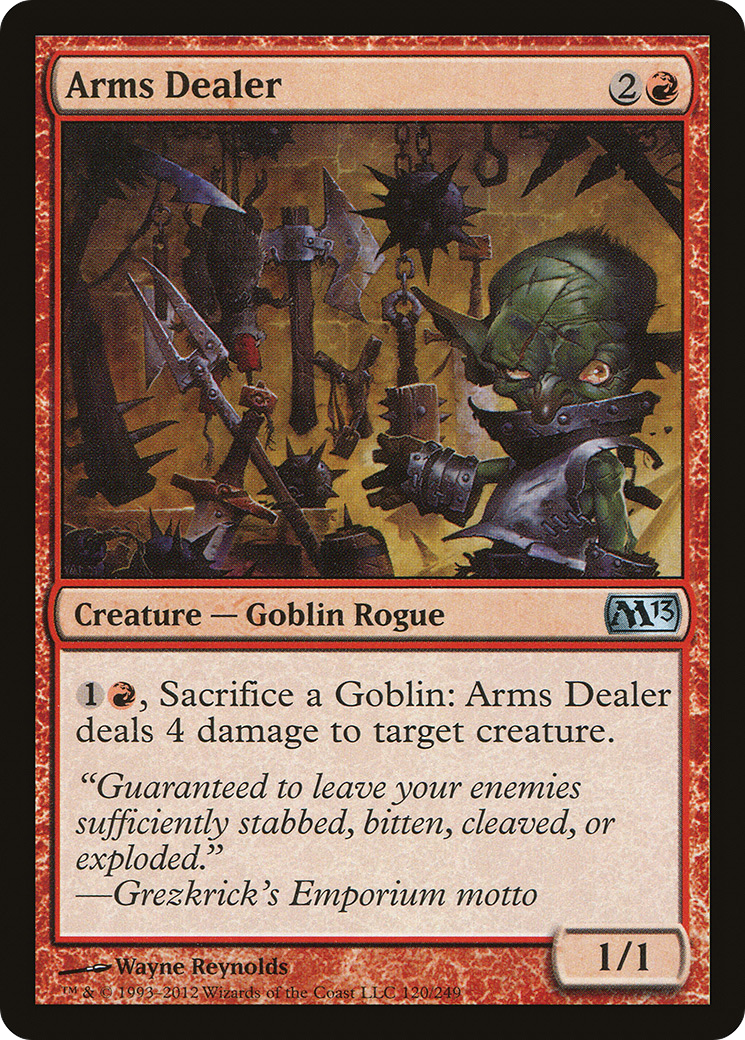 Image of Arms Dealer (M13-120) - Magic 2013 Foil