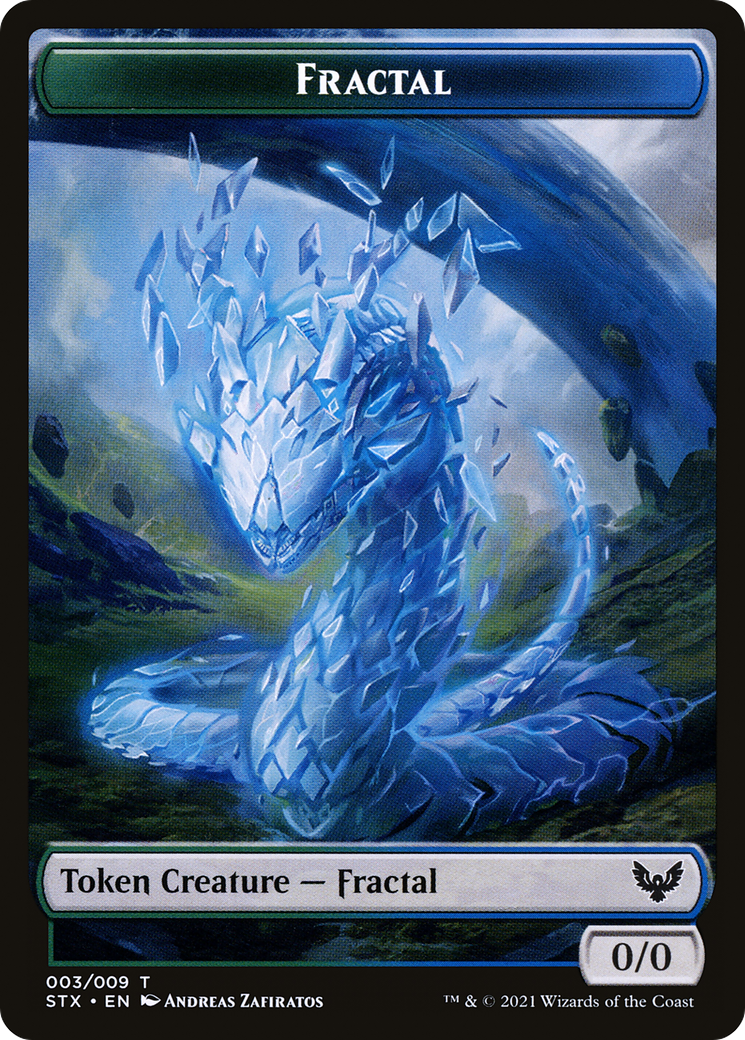 Image of Fractal (TSTX-003) - Strixhaven: School of Mages Tokens