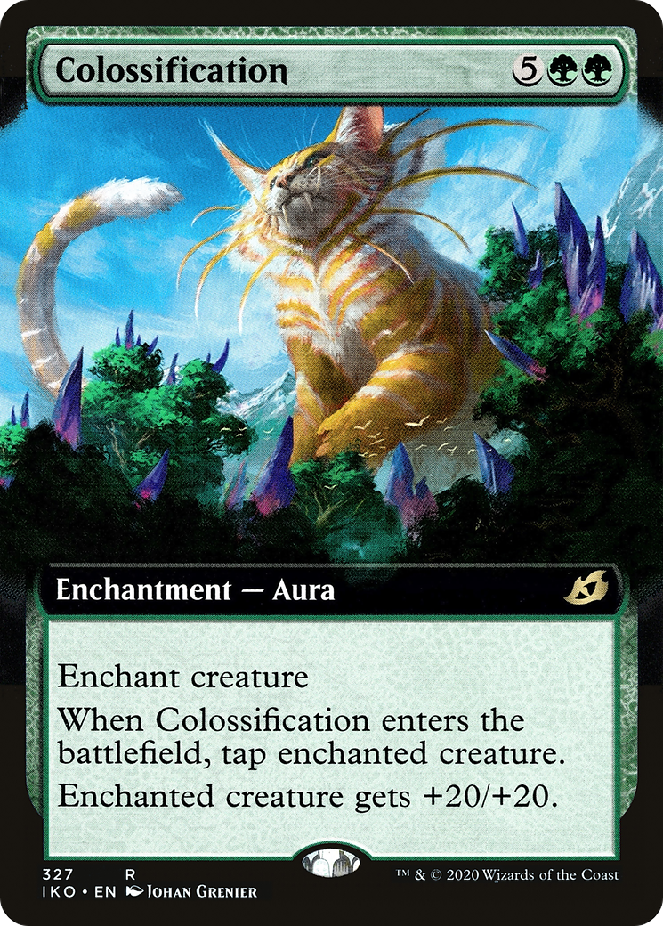 Image of Colossification (Extended Art) (IKO-327) - Ikoria: Lair of Behemoths: (Extended Art) Foil