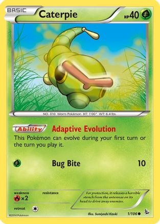 Image of Caterpie 001/106  XY  Flashfire - Common