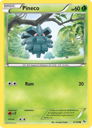 Image of Pineco 004  XY  Flashfire - Common