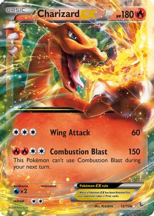Image of Charizard EX (12) 012/106  - Holofoil XY  Flashfire - Ultra Rare