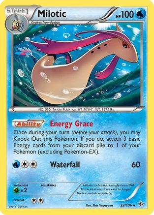 Image of Milotic 023/106  - Holofoil XY  Flashfire - Holo Rare