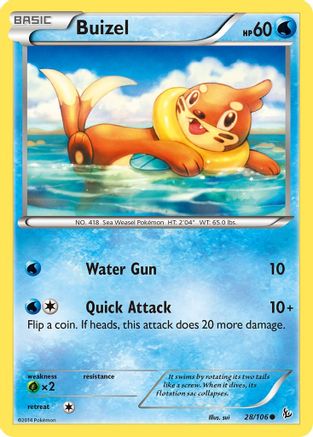 Image of Buizel 028  XY  Flashfire - Common