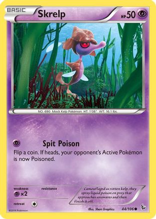 Image of Skrelp 044  XY  Flashfire - Common