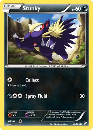Image of Stunky (54) 054  XY  Flashfire - Common
