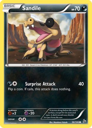 Image of Sandile 056  XY  Flashfire - Common