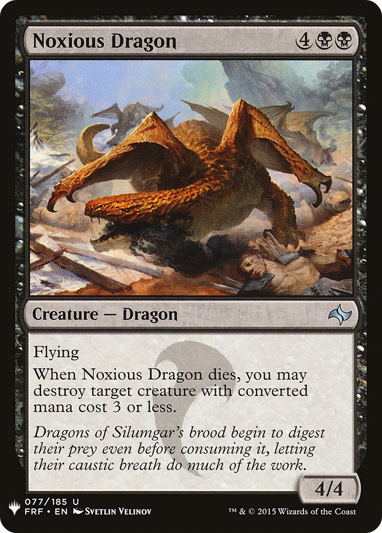 Image of Noxious Dragon (LIST-077) - The List