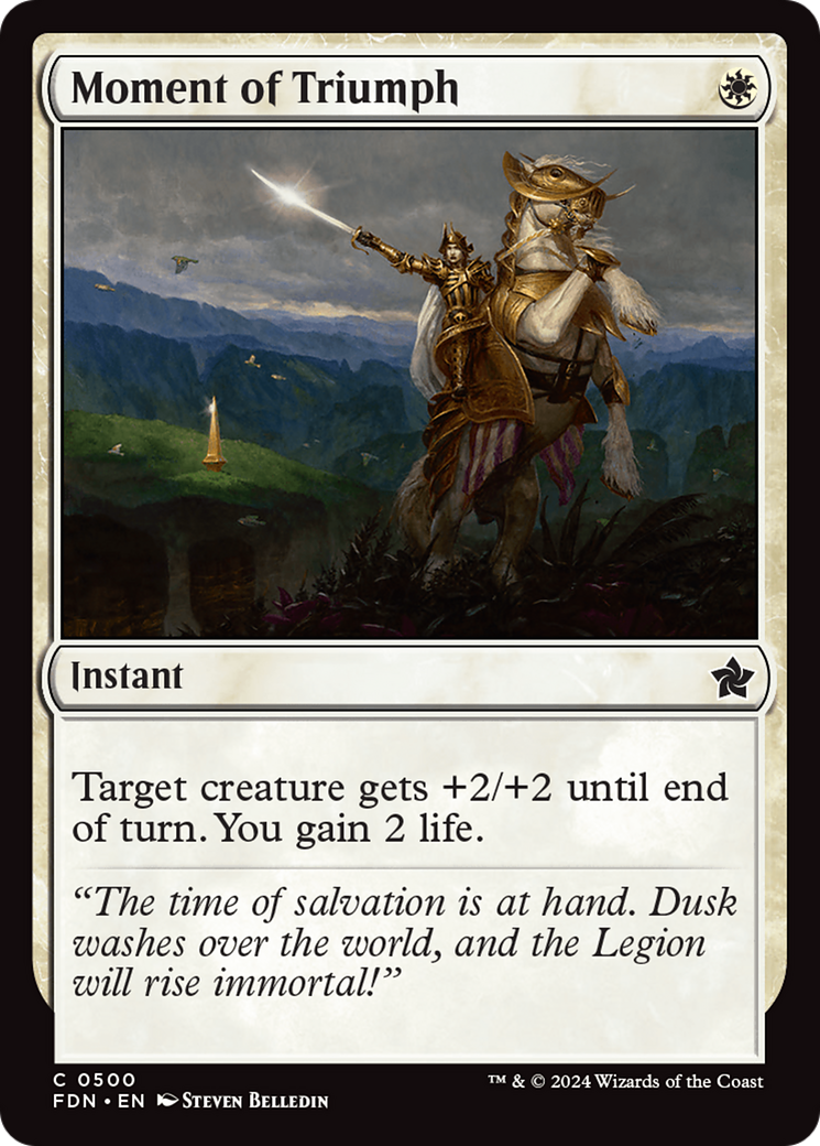Image of Moment of Triumph (FDN-500) - Foundations