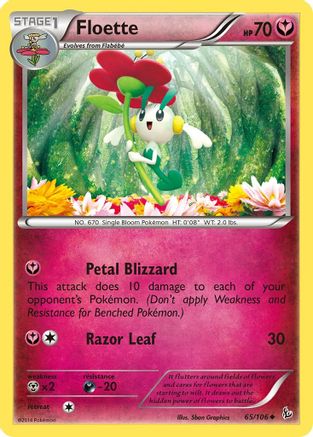 Image of Floette (65) 065  - Reverse Holofoil XY  Flashfire - Uncommon