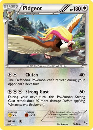 Image of Pidgeot 077/106  XY  Flashfire - Rare