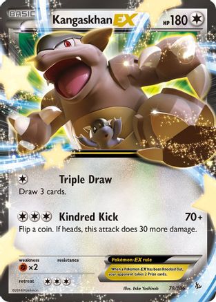 Image of Kangaskhan EX 078/106  - Holofoil XY  Flashfire - Ultra Rare